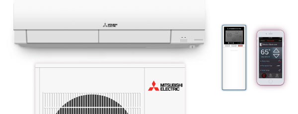 Mitsubishi ductless mini-split air conditioners